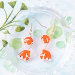 金魚(ピンポンパール)＊ピアス/イヤリング