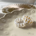 【ﾋﾞｰｽﾞﾘﾝｸﾞ】Pearl ring+