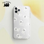 【 マルチーズ パターン柄 】 スマホケース　クリアソフトケース　犬　犬グッズ　プレゼント　アンドロイド対応