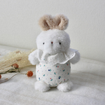 ＊ めもりぃ ＊　うさぎのぬいぐるみ　レトロ風ぬいぐるみ　white ＊4＊