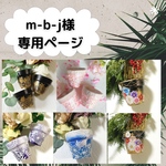 m-b-j様専用ページ