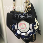 マタニティーロゼット♡ストライプ
