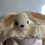 ウサギのちょこっと目隠しカバー