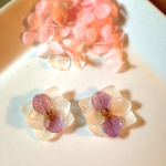 ひとひらあじさいのピアス&イヤリング