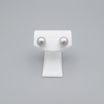 【訳あり】グレーあこや真珠×バロックピアス①