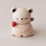 しろいくまちゃん（りんご手）