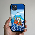 グリップiPhoneケース　鯛に乗ってめでたい！