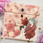 【送料無料】蛇腹ファイル 折り紙ファイル 花柄