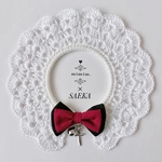 【new!】classic formal party＊* white night レース襟  [le-109]¥2900