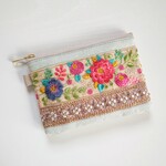 インド刺繍＊ポーチ　　プレゼント　ギフト
