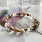 ✥ amulet ✥　レッドルチルクォーツ　カコクセナイトインクォーツ　ペトリファイドウッド　スモーキークォーツ
