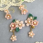 桜の耳飾り໒꒱·̩͙ 4点セット  «金具変更OK»✧*｡