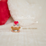 【受注制作】Valentine Bare帽子🧸🤎♥️