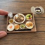 芋煮定食　ミニチュア