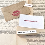 Happy Valentine's Day! 　バレンタイン文字はんこ［10×60mm］
