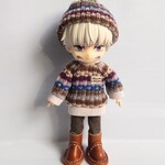 オビツ11 　ねんどろいどどーる  共通サイズ　カラフルセーターB