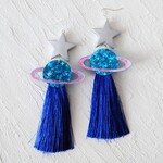キラキラの惑星🪐タッセルピアス✳イヤリング