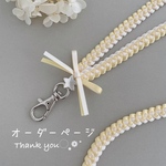 お客様オーダーページ♫•*¨*♪リボンレイネックストラップ  