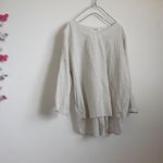 ラスト・即納★Vネックギャザープル　オーガニックコットン