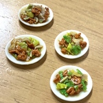 （再販）定食屋さんの回鍋肉　野菜炒め　ミニチュアフード