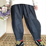 ゆったりサーカスパンツ★ゆったりバルーンパンツ★インディゴデニム