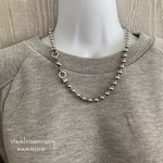 オールステンレス製 ボールチェーンネックレス 幅6mm