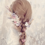 オーダー✨ヘッドドレス★ウエディング★ナチュラル★ガーデン★結婚式★花嫁★卒業式★ヘアアクセサリー★ヘッドパーツ★マタニティフォト★成人式