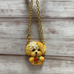 トイプードルクッキーのバッグチャーム　トイプードル　犬　アニマル　クッキー　キーホルダー　チャーム　アクセサリー