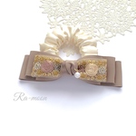 ★SALE★＊インド刺繍＊春待ちリボンシュシュ