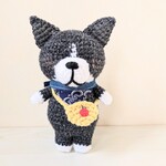 秋田犬（虎毛さん）あみぐるみ