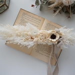 𝓝𝓮𝔀 横長スワッグ　anniversary white gray