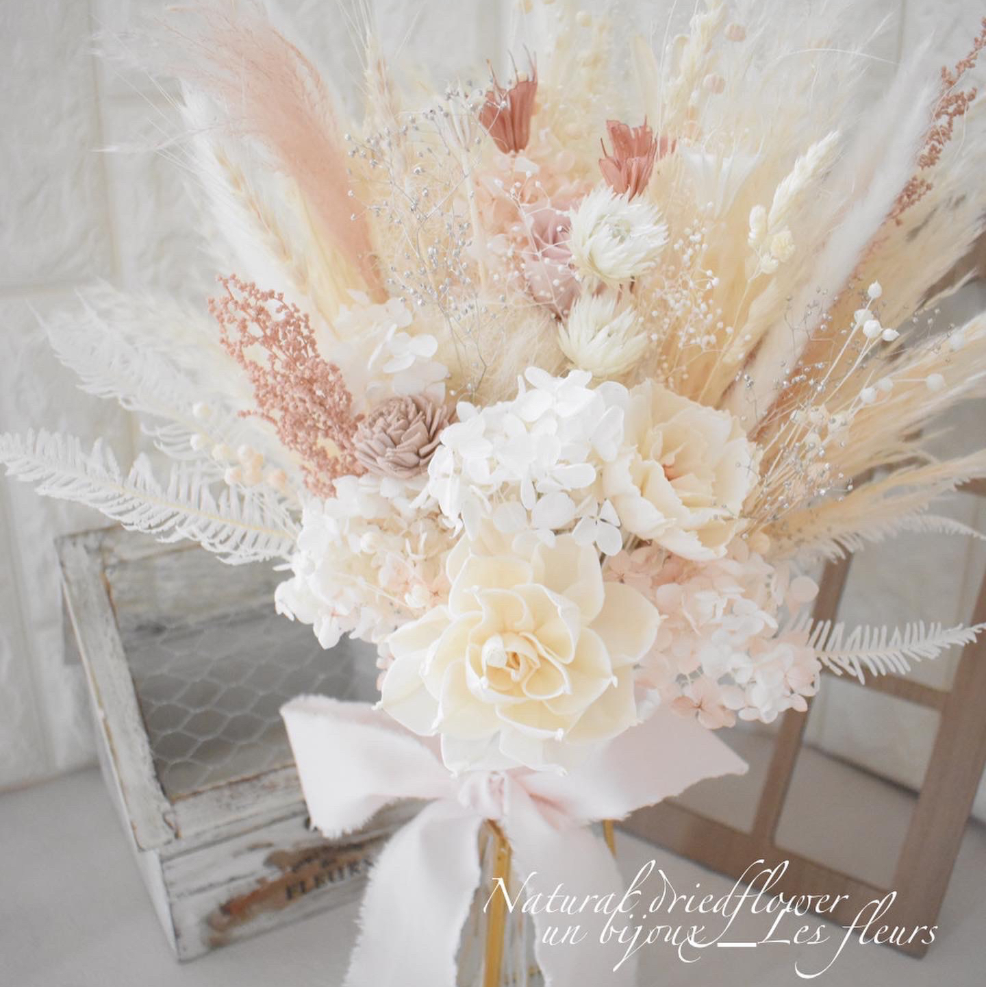 écruカラー✴︎ドライフラワーブーケ ウェディング ドレス 和装 前撮り - un bijoux_Les fleurs GALLERY | minne 国内最大級のハンドメイド・手作り通販サイト écruカラー✴︎ドライフラワーブーケ ウェディング ドレス 和装 前撮り - un bijoux_Les fleurs GALLERY | minne 国内最大級のハンドメイド・手作り通販サイト