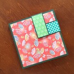 和柄の折り紙がすっぽりと入るおすそ分けファイル