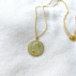 20%OFF！再販✴︎HALF PENNY コインネックレス アジャスター付き　入学式　卒業式　セレモニー