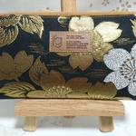 帯リメイク🌷花柄ラウンドファスナー長財布