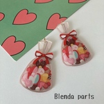 SALE300円😄【２個】ハートたっぷり　ギフトバッグプレート