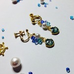 人魚の耳飾り  ＊ピアス/イヤリング＊