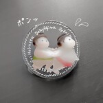 土俵際ピンバッジ