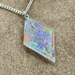 🌈魔法陣グリーンパープルダイクロペンダント🌈