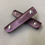 レディース　ハンドバッグ　レザーハンドルカバーItalian shrink leather Perl