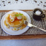 ★Palmミニチュア★バナナパンケーキ&ウインナーコーヒー