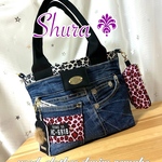 norinori様専用デニムリメイクバッグNo.204☆トートバッグ、コインポーチ