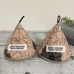 三角鍋つかみSET/花柄