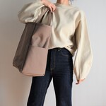 WIDE TOTE BAG（マットブラウン）