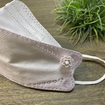 マスクピアス♡マグネットブローチ／小花　ライラック