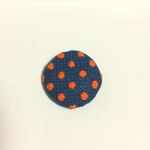 ドット刺繍ブローチ 