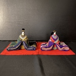 【送料無料】古布　雛人形