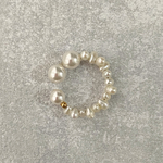 【再販×2】mini Cleopatra white ear cuff(J1436)