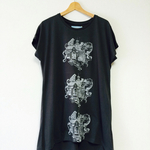 メゾンドモリ　連なるレースのTシャツワンピース