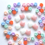 ねこさんのsweets party＊makaron＊シーリングスタンプ/肉球シーリングワックス